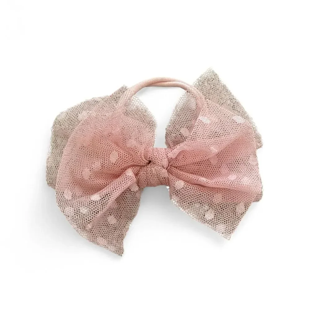 Baby Bling Bow Headband & Hair Tie Bundle